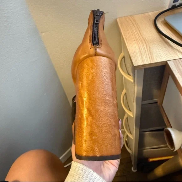 Free People Two-Tone Suede Platform Heels - Picture 11 of 14